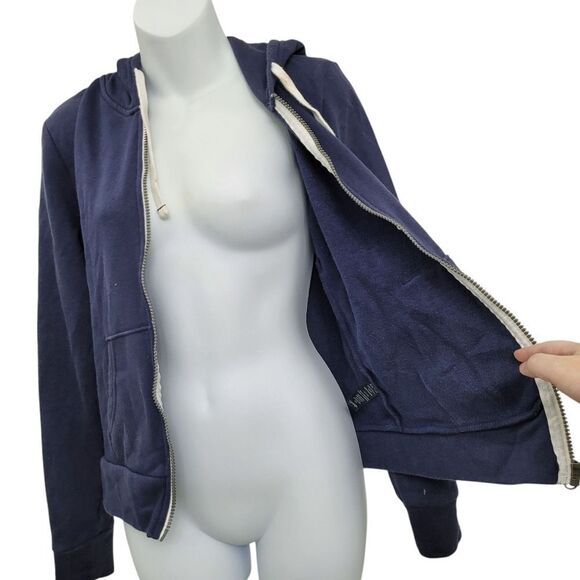 2/$20 George Navy Blue Zipper Up Hoodie Jacket Size: XS - Picture 8 of 13